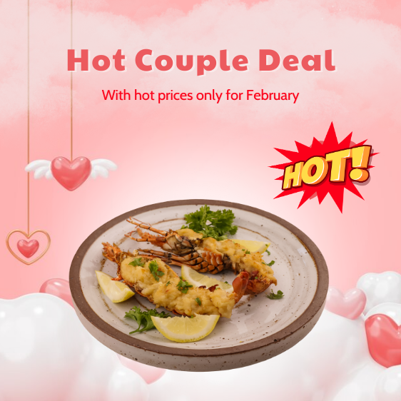 COUPLE DEAL | VALENTINE COMBO | 2 LOBSTER HALVES