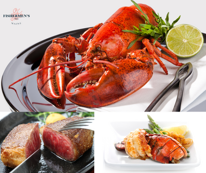 Get FREE Wagyu beef - Buy 15 Lbs Live Maine Lobsters